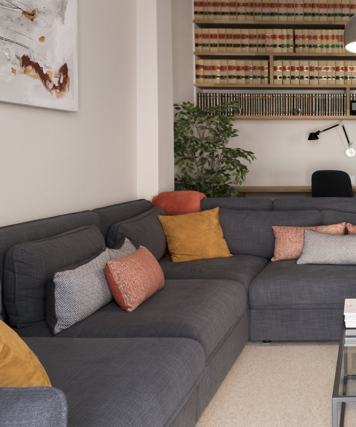 Salón del proyecto Casa Ensanche por Itek Interiorismo