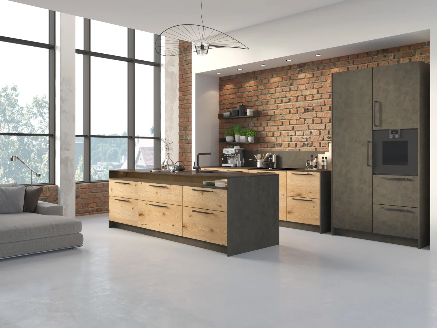 Cocina Schröder modelo Legno, del catálogo del fabricante