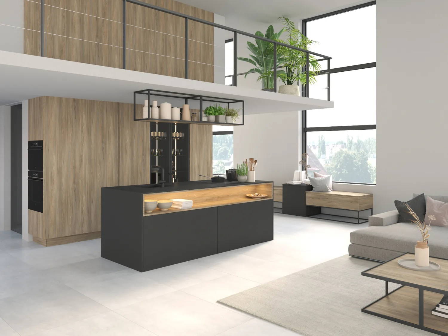Cocina Schröder modelo Sincrono, del catálogo del fabricante
